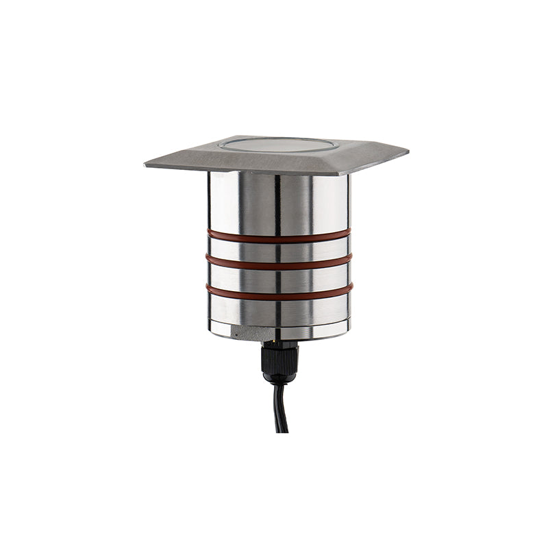 WAC 2051-CS 3" 4.5W Square LED Colorscaping Indicator Light - Stainless Steel