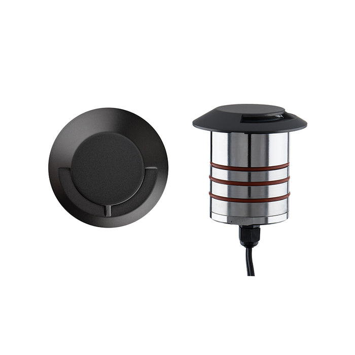 WAC 2091-CS 3" 4.5W Round Single-Directional LED Colorscaping Indicator Light - Bronze Stainless Steel