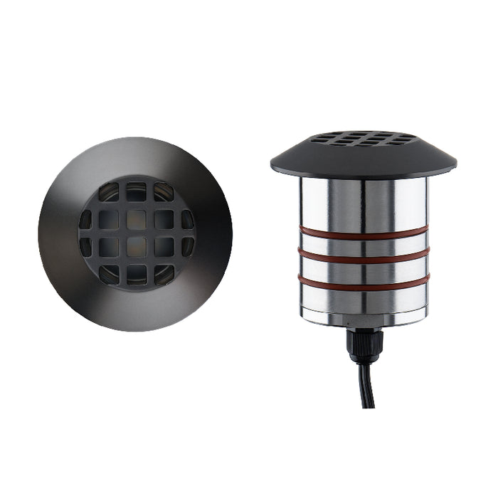 WAC 2121 2" 4.5W LED Colorscaping Round Louver Inground Light