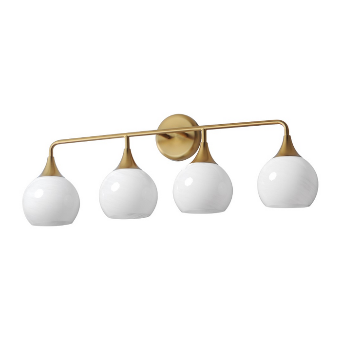 Maxim 21224 Neve 4-lt 31" Vanity - Natural Aged Brass