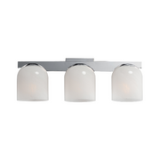 Maxim 21233 Scoop 3-lt 22" Bath Vanity - Polished Chrome/Marble Glass