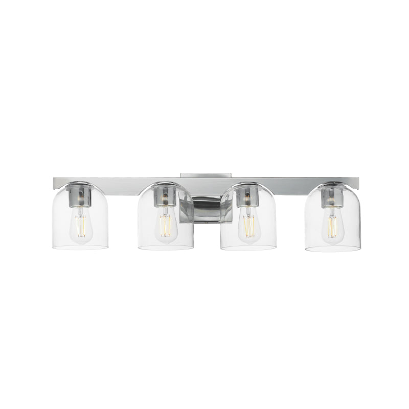 Maxim 21234 Scoop 4-lt 30" Bath Vanity-Polished Chrome/Clear