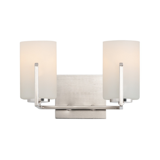 Maxim 21282 Dart 2-lt 13" Bath Vanity - Satin Nickel