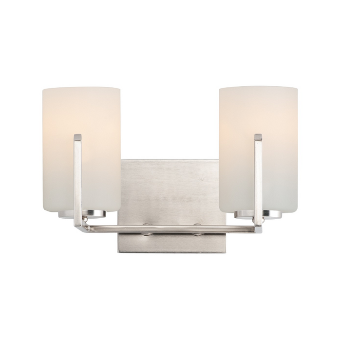 Maxim 21282 Dart 2-lt 13" Bath Vanity - Satin Nickel