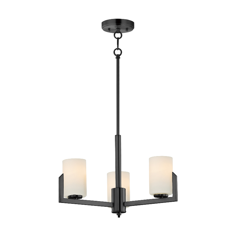 Maxim 21285 Dart 3-lt 22" Chandelier - Matte Black