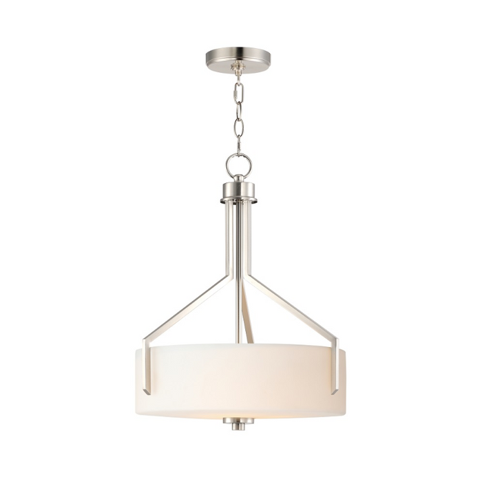 Maxim 21287 Dart 3-lt 17" Pendant-Satin Nickel