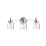Maxim 21353 Swirl 3-lt 23" Bath Vanity-Satin Nickel