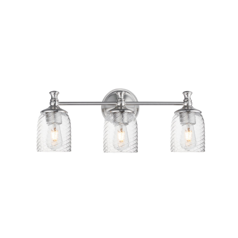 Maxim 21353 Swirl 3-lt 23" Bath Vanity-Satin Nickel
