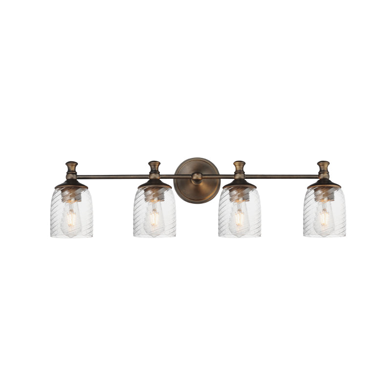 Maxim 21354 Swirl 4-lt 33" Bath Vanity-Antique Bronze