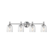 Maxim 21354 Swirl 4-lt 33" Bath Vanity-Satin Nickel
