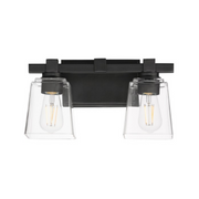 Maxim 21382 Cubos 2-lt 14" Wall Sconce - Black