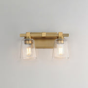 Maxim 21382 Cubos 2-lt 14" Wall Sconce - Natural Aged Brass