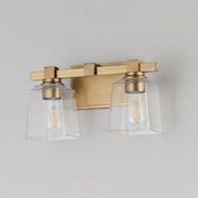 Maxim 21382 Cubos 2-lt 14" Wall Sconce - Natural Aged Brass