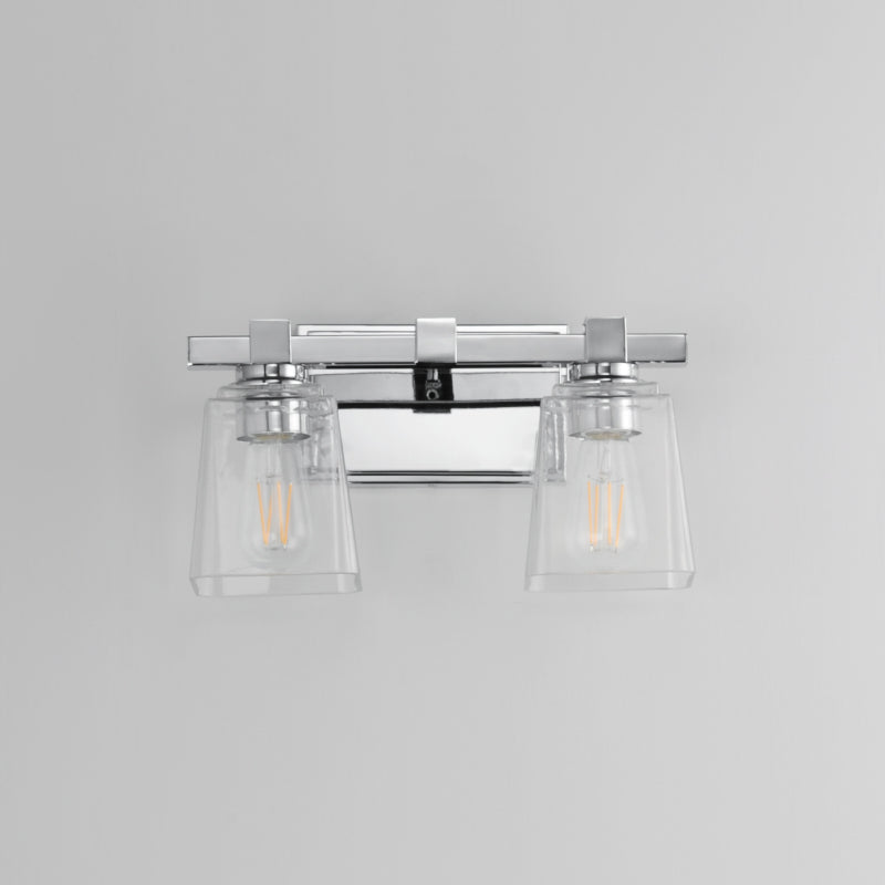 Maxim 21382 Cubos 2-lt 14" Wall Sconce - Polished Chrome