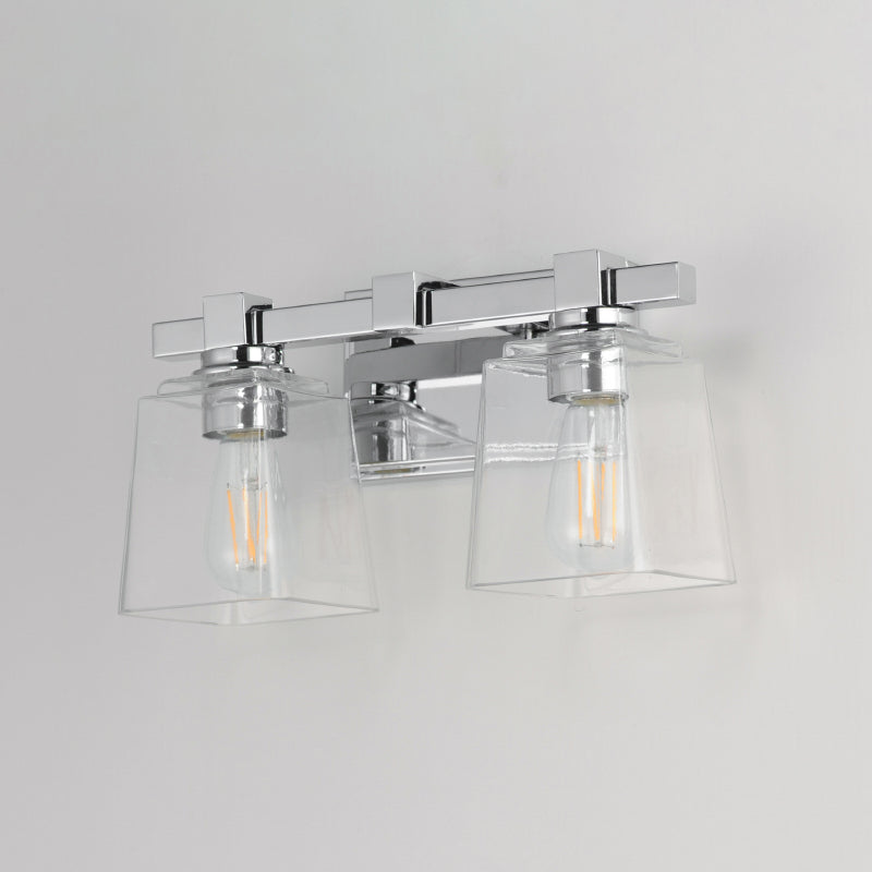 Maxim 21382 Cubos 2-lt 14" Wall Sconce - Polished Chrome