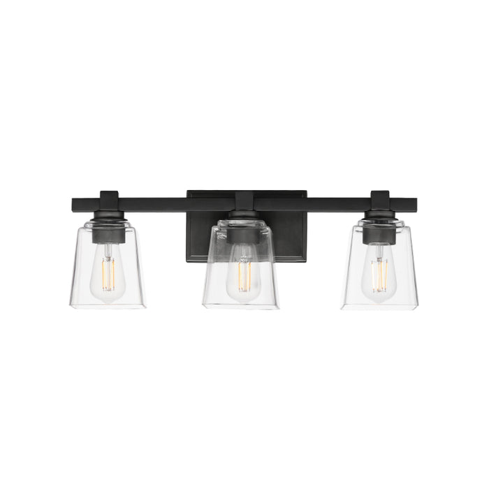 Maxim 21383 Cubos 3-lt 22" Bath Vanity-Black