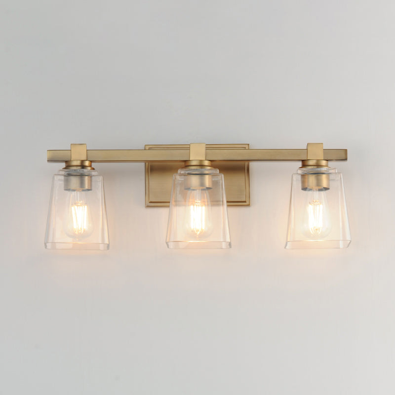 Maxim 21383 Cubos 3-lt 22" Bath Vanity - Natural Aged Brass