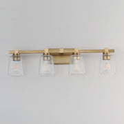 Maxim 21384 Cubos 4-lt 31" Bath Vanity - Natural Aged Brass