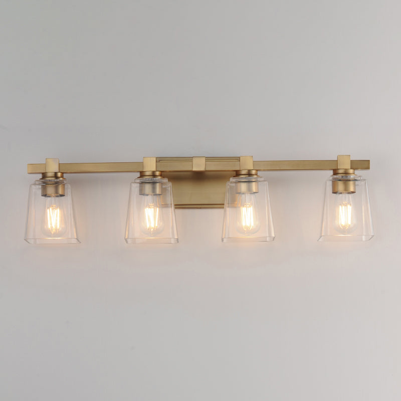 Maxim 21384 Cubos 4-lt 31" Bath Vanity - Natural Aged Brass