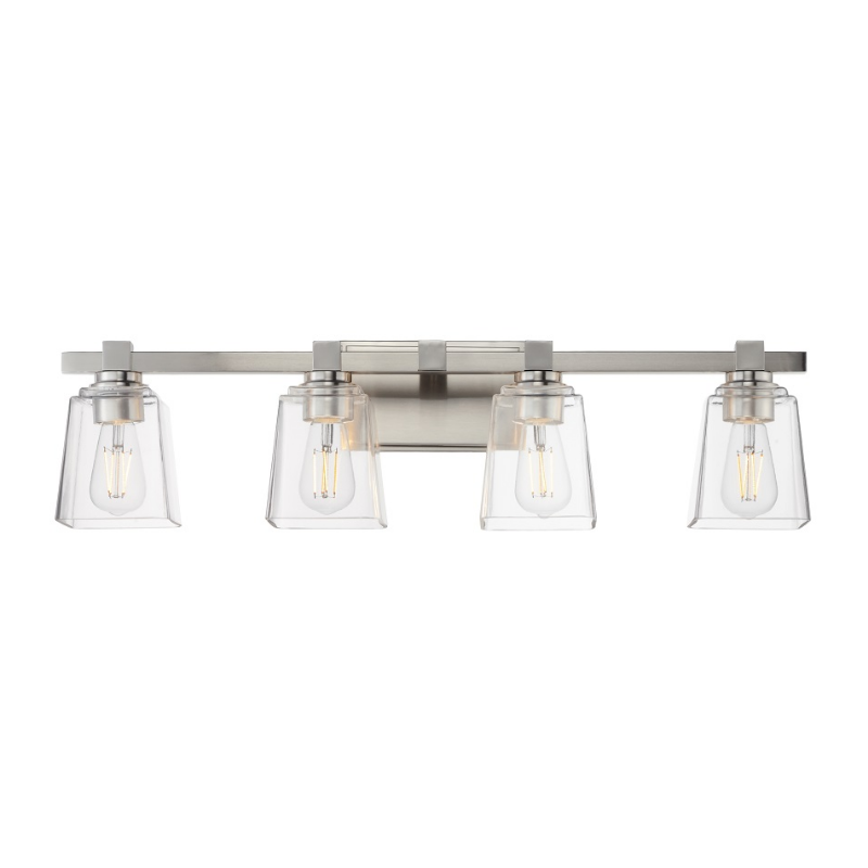 Maxim 21384 Cubos 4-lt 31" Bath Vanity - Satin Nickel