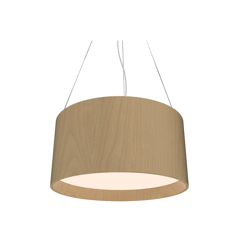 Accord 214 Cylindrical 2-lt 16" LED Pendant - Maple