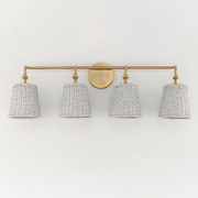 Maxim 21484 Baja 4-lt 33" Vanity - Natural Aged Brass