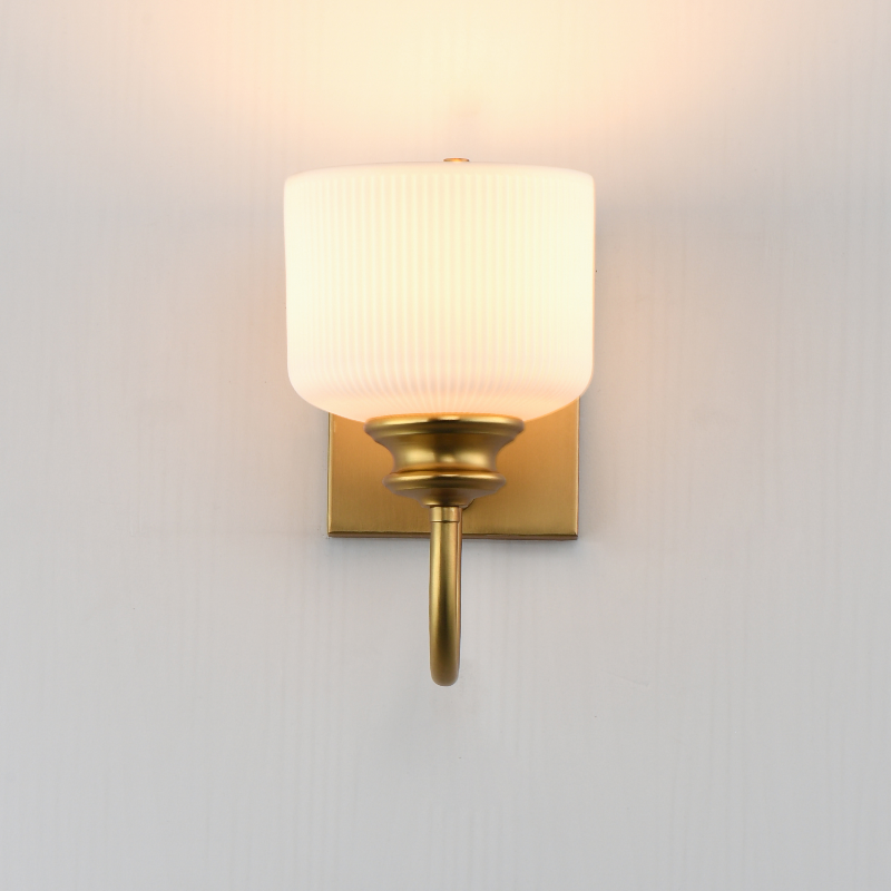 Maxim 21491 Bisque 1-lt 10" Tall Wall Sconce - Natural Aged Brass
