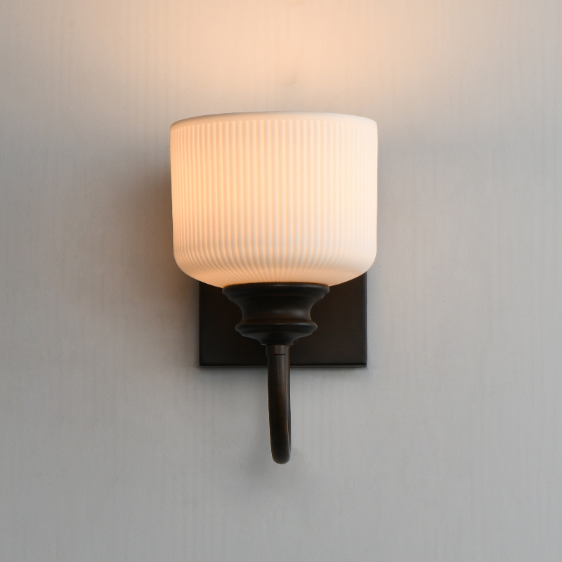 Maxim 21491 Bisque 1-lt 10" Tall Wall Sconce - Oil Rubbed Bronze