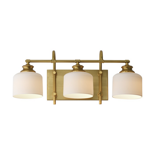Maxim 21493 Bisque 3-lt 24" Vanity - Natural Aged Brass