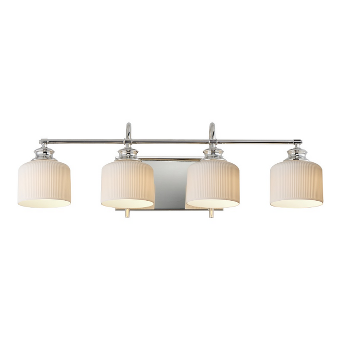 Maxim 21494 Bisque 4-lt 32" Vanity - Polished Nickel
