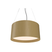 Accord 214LED Cylindrical 1-lt 16" LED Pendant - Organic Gold