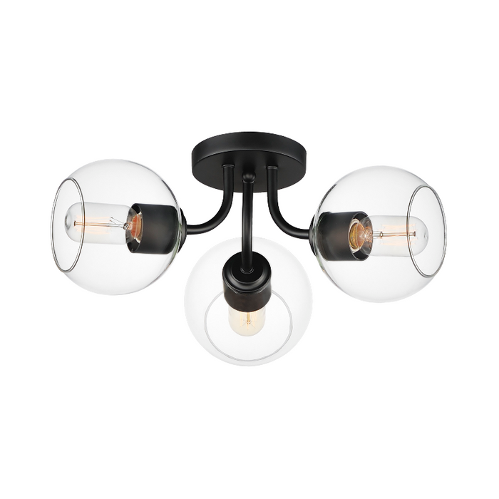 Maxim 21634 Knox 3-lt 18" Semi-Flush Mount