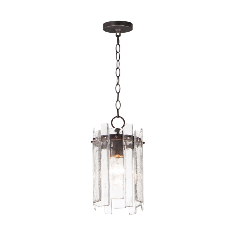 Maxim 21831 Warren 1-lt 8" Pendant - Dark Bronze
