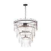 Maxim 21837 Warren 12-lt 30" Pendant - Dark Bronze