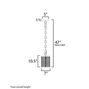 Maxim 22441 Vannerie 1-lt 11" Pendant