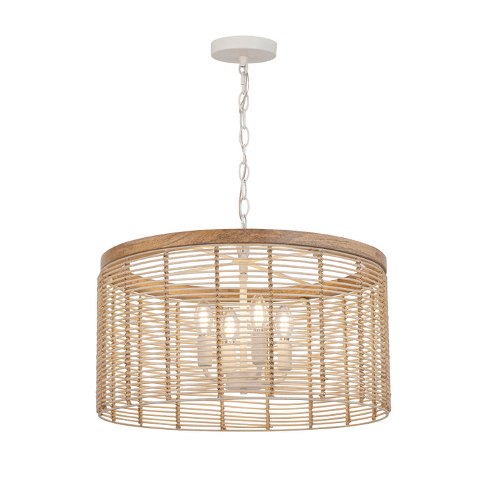 Maxim 22445 Vannerie 4-lt 20" Pendant
