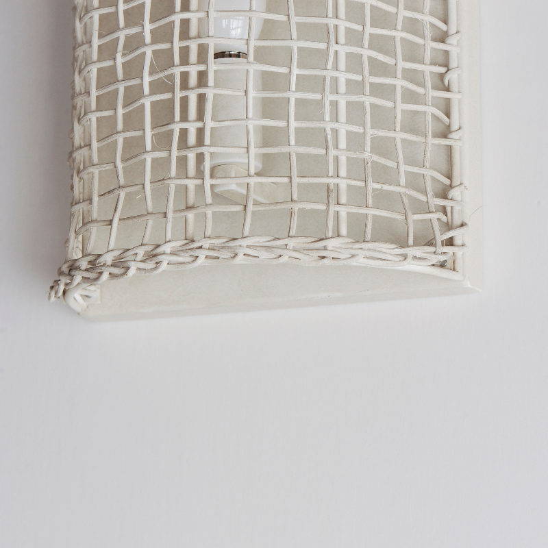 Maxim 22471 Cestino 1-lt 12" Tall Wall Sconce - Weathered White