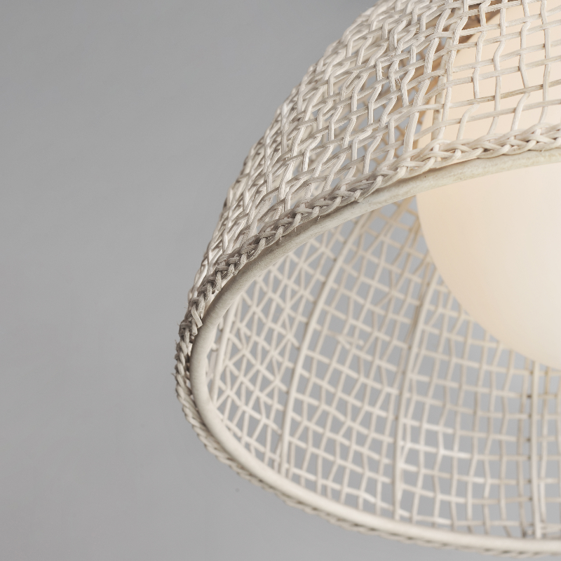 Maxim 22472 Cestino 1-lt 21" Pendant - Weathered White