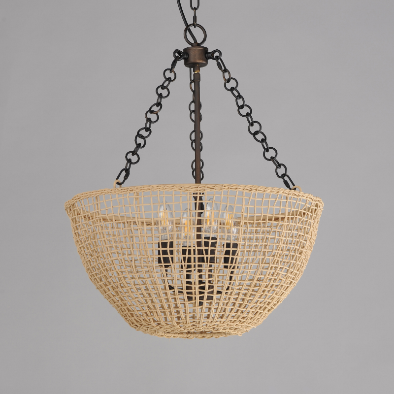 Maxim 22473 Cestino 4-lt 21" Pendant - Antique Bronze