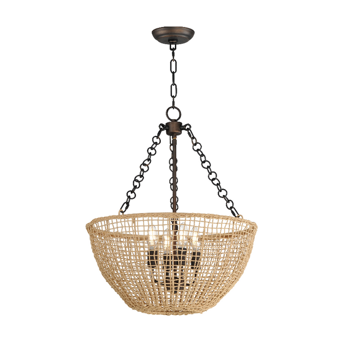 Maxim 22473 Cestino 4-lt 21" Pendant - Antique Bronze
