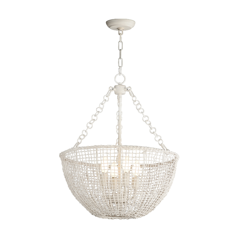 Maxim 22473 Cestino 4-lt 21" Pendant - Weathered White