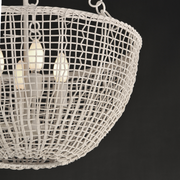 Maxim 22473 Cestino 4-lt 21" Pendant - Weathered White