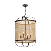 Maxim 22474 Cestino 4-lt 19" Pendant - Antique Bronze