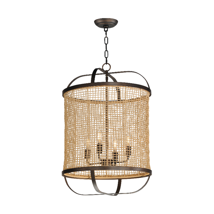 Maxim 22474 Cestino 4-lt 19" Pendant - Antique Bronze