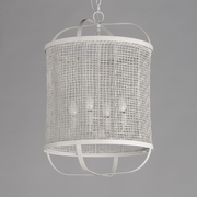 Maxim 22474 Cestino 4-lt 19" Pendant - Weathered White