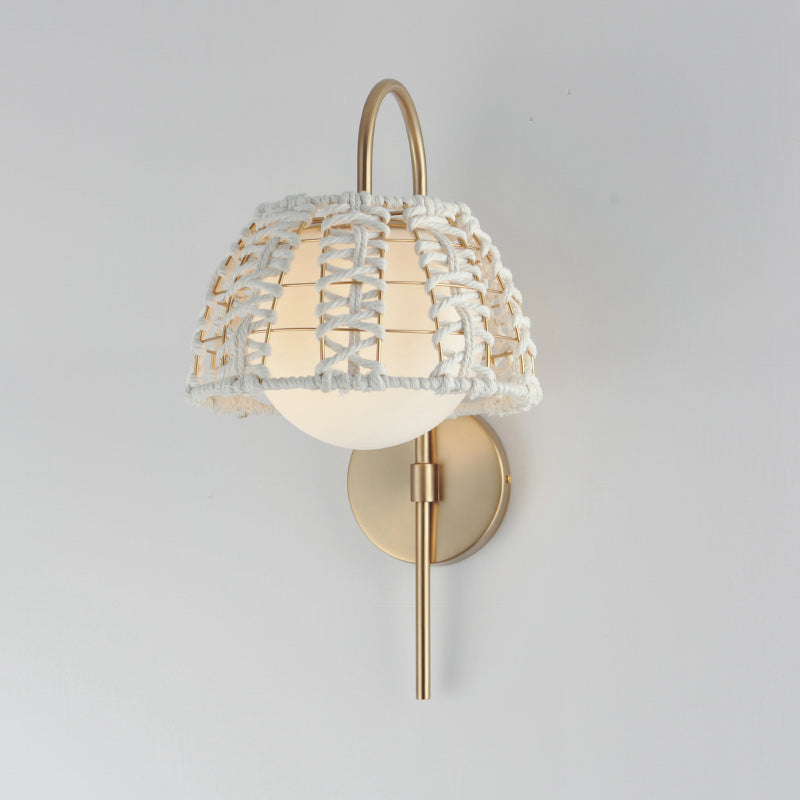 Maxim 22481 Macrame 1-lt 19" Tall Wall Sconce