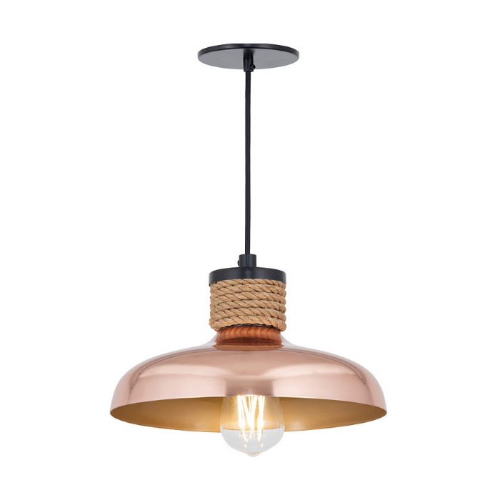 Maxim 22492 Bingham 1-lt 10" Pendant - Copper