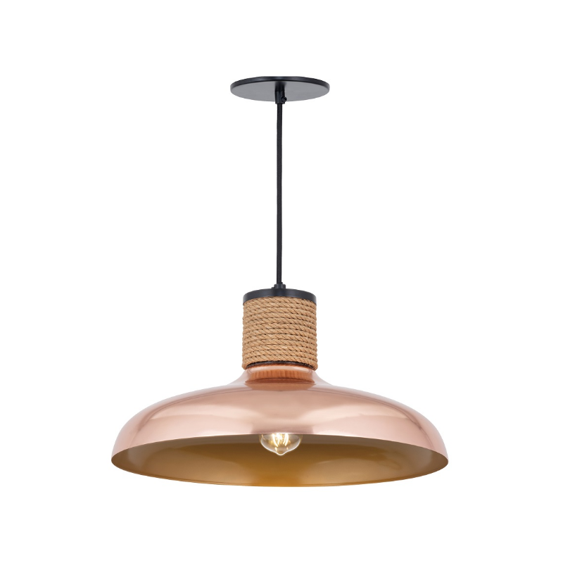 Maxim 22494 Bingham 1-lt 17" Pendant - Copper