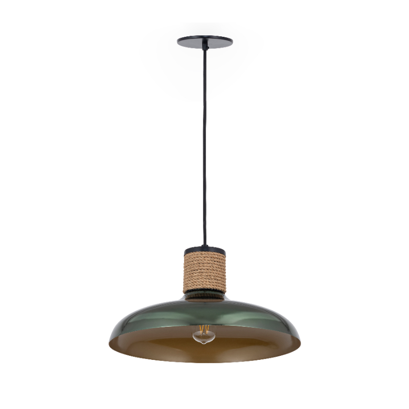 Maxim 22494 Bingham 1-lt 17" Pendant - June Bug