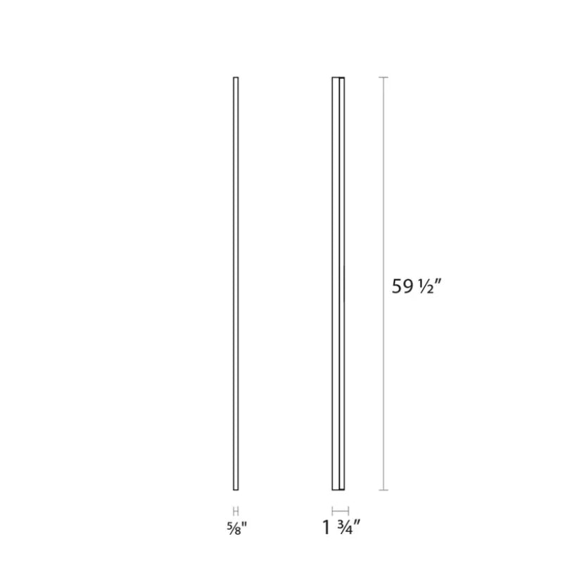 Sonneman 2332 Stiletto Lungo 60" LED Wall Bar